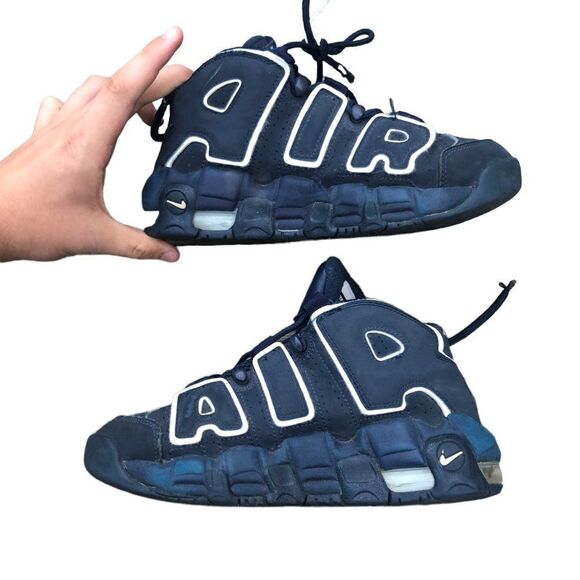 2017 Nike Air More Uptempo Obsidian Size 5 - Picture 8 of 16